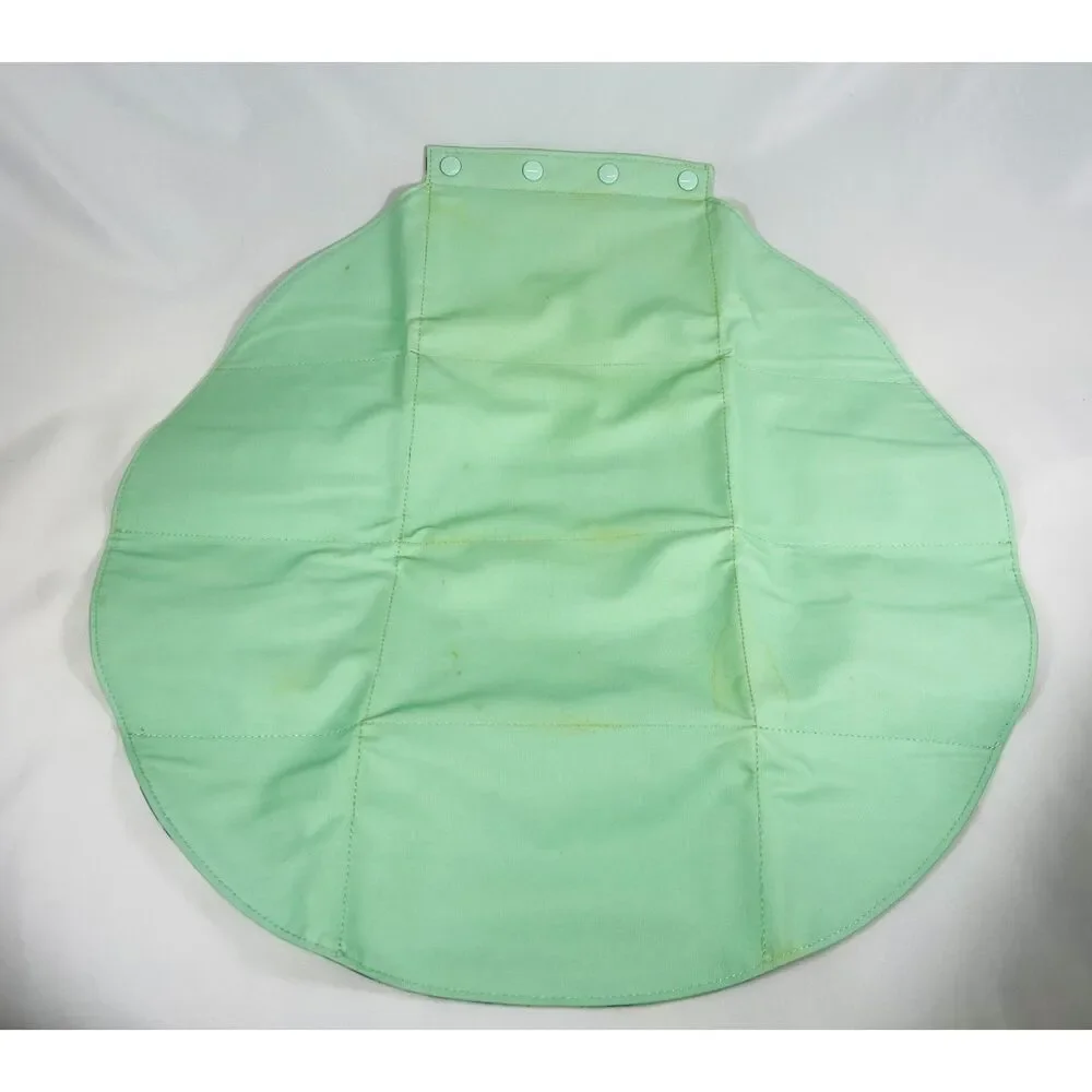 Petunia Pickle Bottom Diaper Bag Clutch Wristlet Green Fans Changing Pad